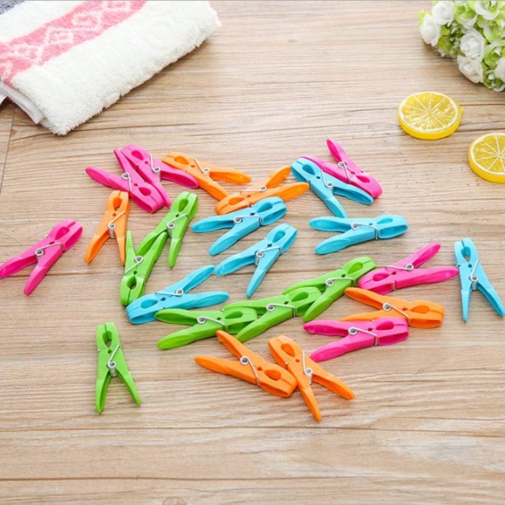 Plastic Clothespins, Socks, Panty Clips, Balcony Windproof Fixing Clips, Plastic Clothespin Clips 24 pcs/Set