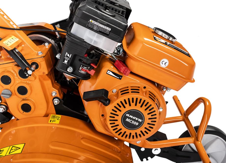 Anova MOTOAZADA 7HP - Cuchillas Grandes (APORCADOR + Ruedas) - Marchas 3+1