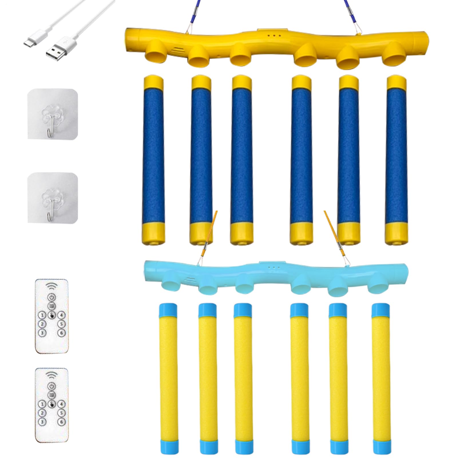 Reflex Trainer, Hand Speed Challenge, Reaction Game, Adjustable Drop, Hand Eye Training Improves Reflexes Fun Skill Test for All Ages, 15.74x2.08x3.74 in