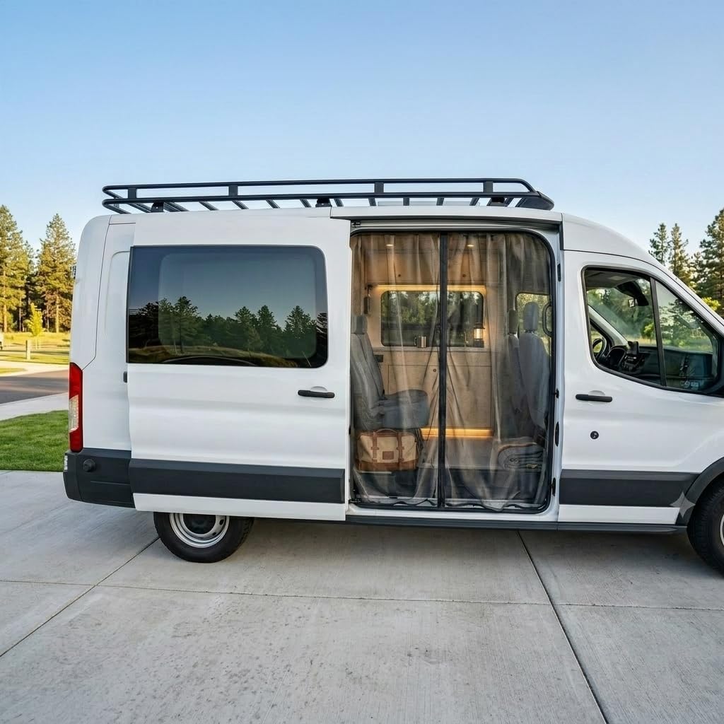 Van Bug Screen for Mercedes Sprinter Ford Transit RAM Promaster, 71" x 59"