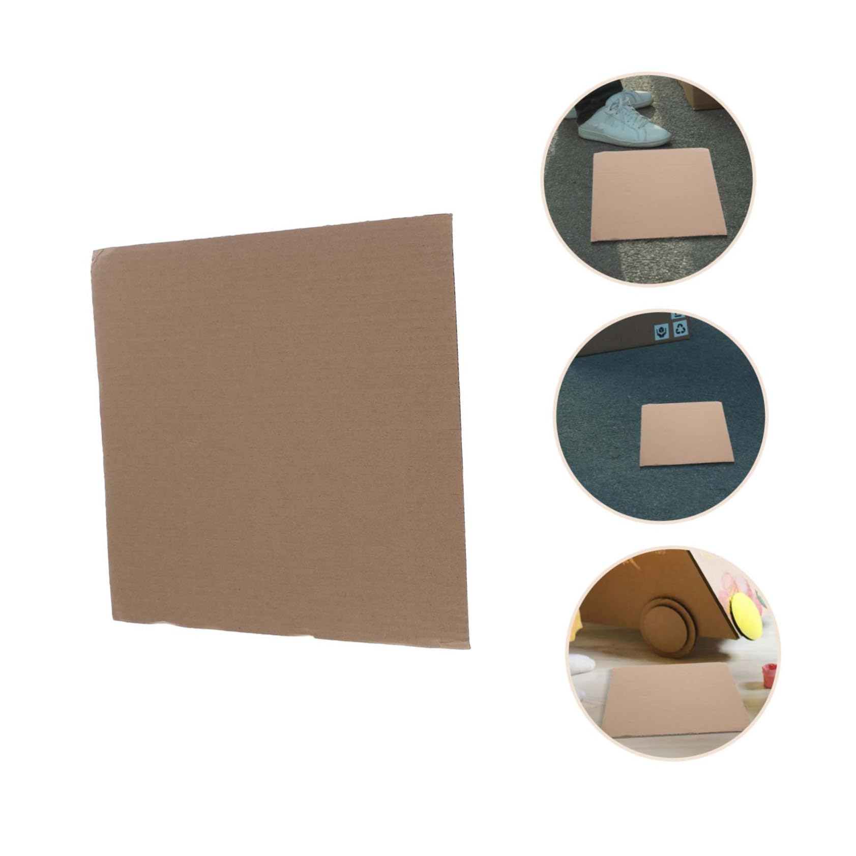 EXCEART 50 piezas Cartón Corrugado Marrón de B para Divisores de Cajas Material de Embalaje Resistente y Separadores Ajustables para Protección y Organización