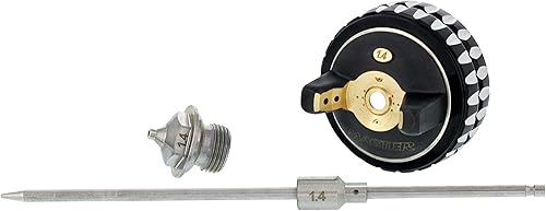 Miniatura 8 de Juego de aguja, boquilla de fluido y tapa de aire de 0.06 pulgadas (0.051 in)  Compatible con pistola de pulverización HVLP de alto rendimiento