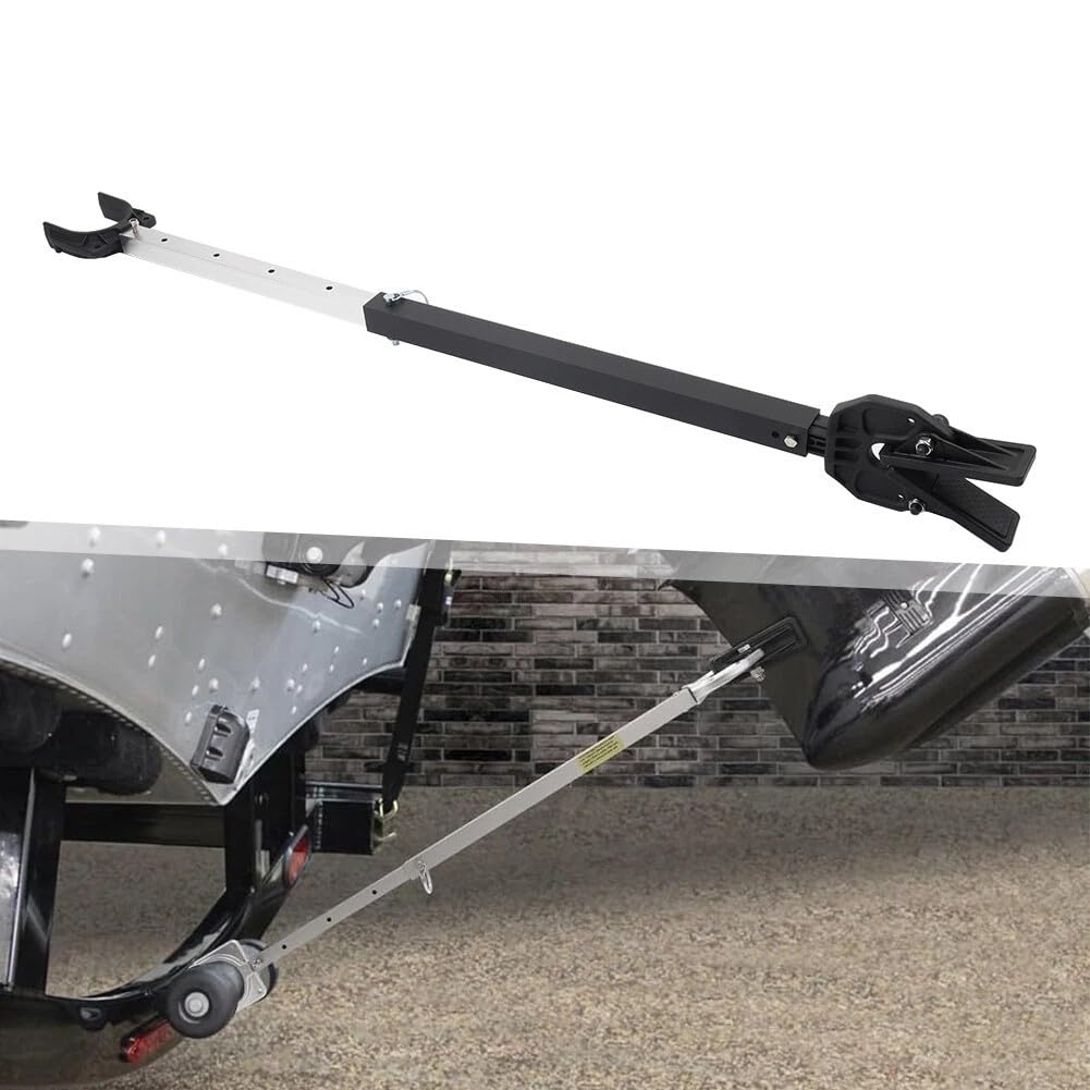 Support de moteur de bateau avec tête composite réglable, s'adapte à la plupart des bateaux et remorques, protège la finition du moteur et réduit les dommages causés par les vibrations