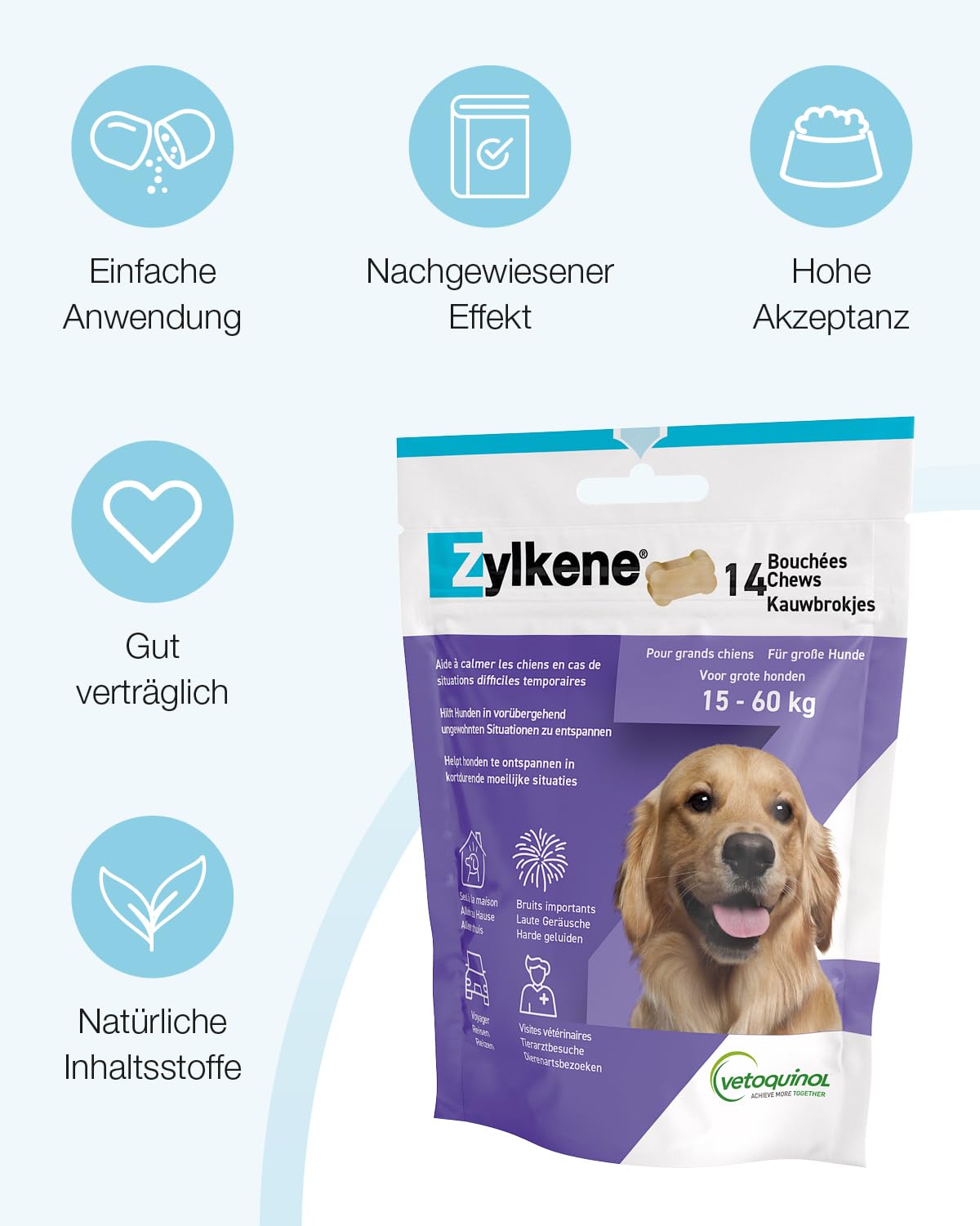 Zylkene Chews pour Chien 15-60 kg