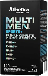 MULTIMEN®SPORTS+ (120 CÁPSULAS, Atlhetica Nutrition