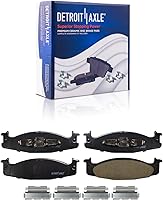 Vista 4 de Detroit Axle - Kit de frenos delanteros para Ford 1994-2001 E-150 Econoline 1994-1996 F-150 Rotores de freno de disco Pastillas de freno cerámicas