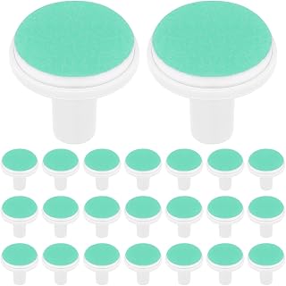 DOITOOL 아기 전기 네일 파일 교체 패드 24피스 1.8cm(0.70인치) 그라인딩 헤드 유아 유아 네일 트리머 사포, 안전하고 쉬운 사용