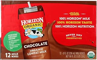 Horizon Organic Lowfat Milk Chocolate 12/8 FZ (Pack of 2) by Horizon Organic