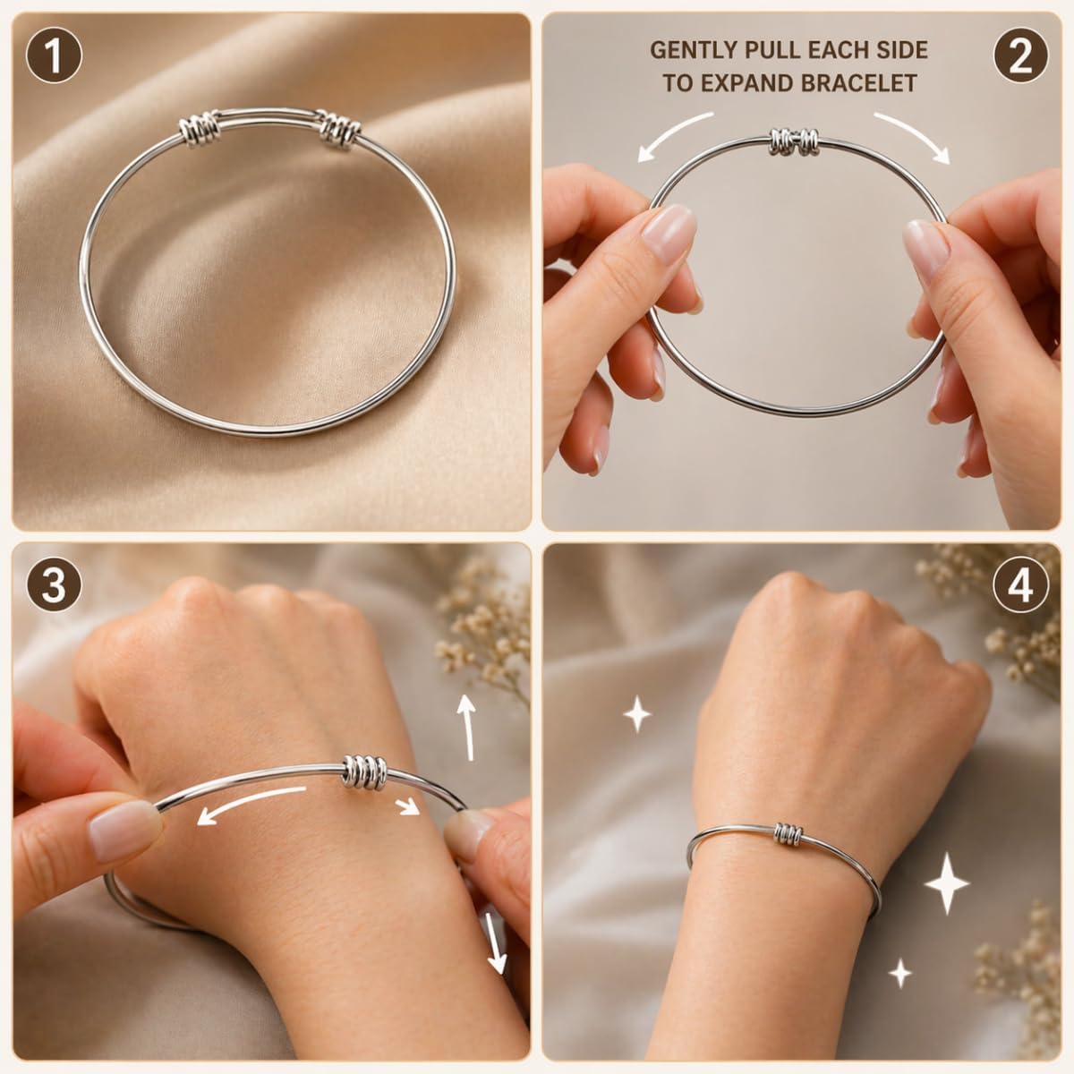 Personalized Dance Bangle Bracelet with Birthstone Charm- Dance Jewelry, Ballet Shoe Charm, Gift For Dance Recitals & Dancers