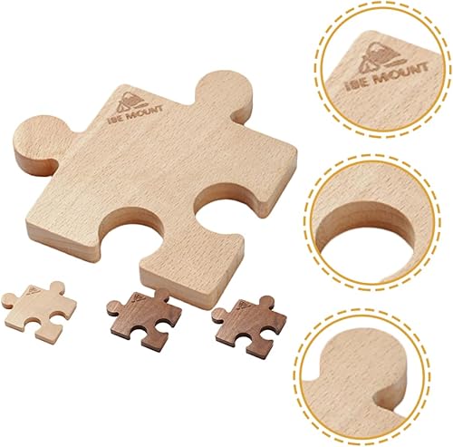 Miniatura 9 de 4 posavasos de madera para rompecabezas de madera, posavasos de madera, posavasos para exteriores, posavasos de madera para bebidas, platos base,