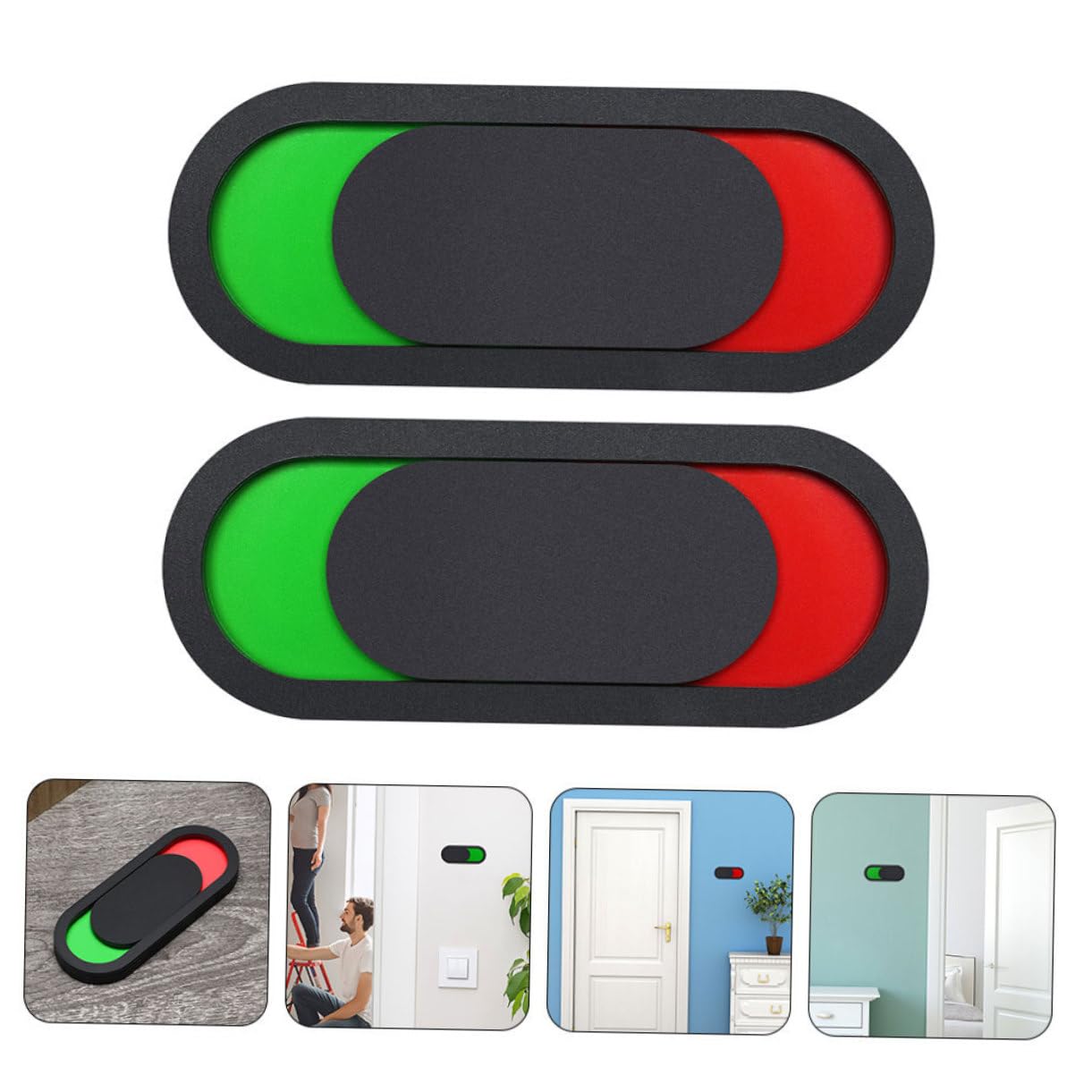 48piezas Letreros Deslizantes De Puerta De Estado Vacante Para Baño De Privacidad Para y Públicos Instalación Adherencia