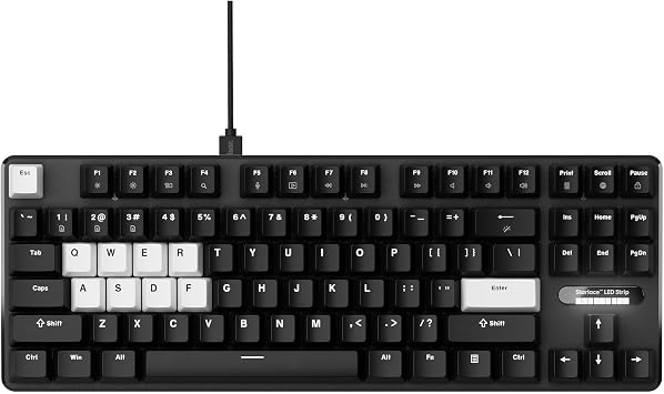 Pulsar Gaming Gears PCMK3HE TKL Gaming Keyboard, 80%, ANSI, Black | 80% Hall Effect magnetic switch gaming keyboard designed for ultra-fast input and precision