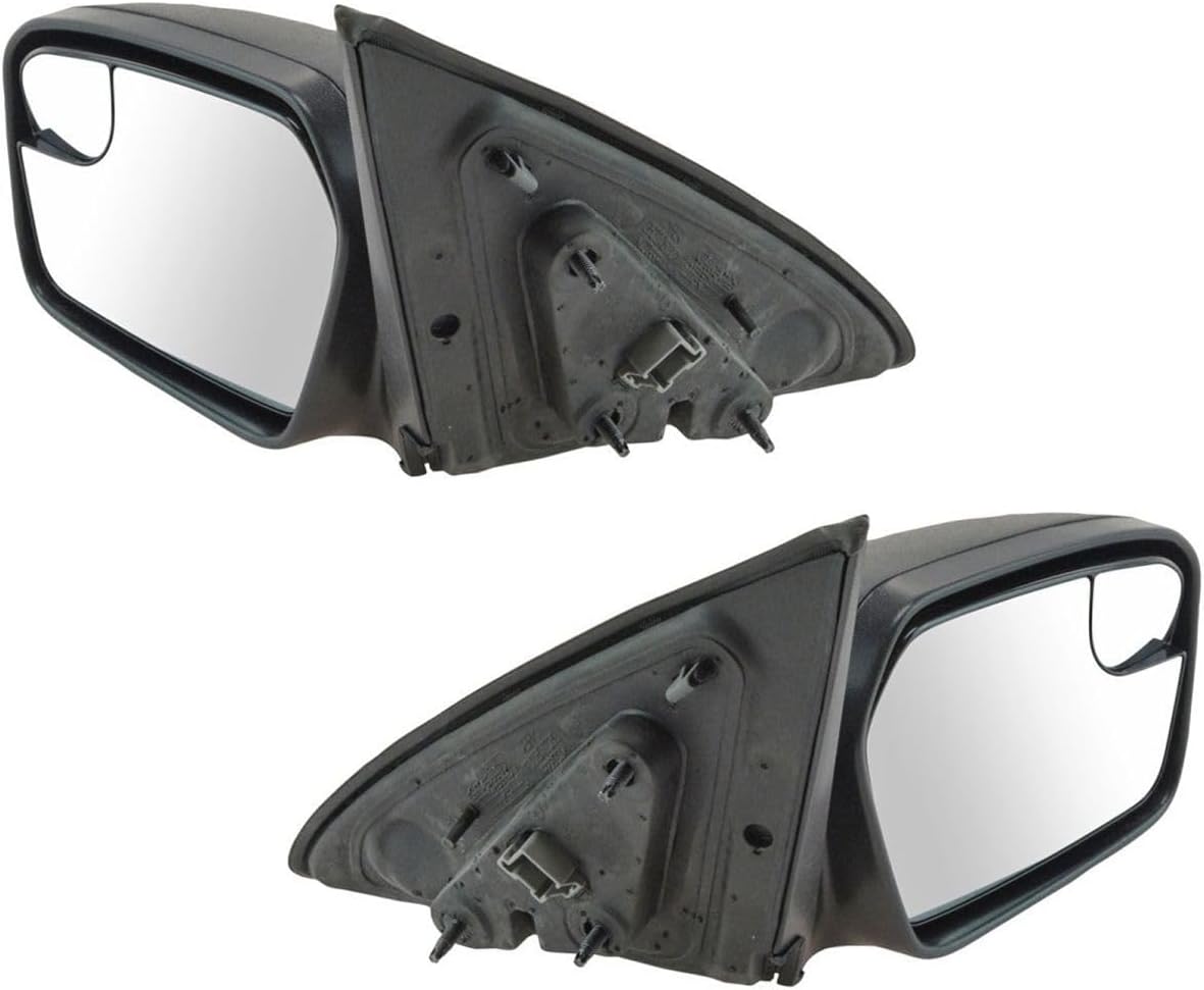Power Blind Spot Glass Texture Mirror Left 2pcs Textured for Ford for Fusion Hybrid/S/SE/SEL/Sport 11-12 Plastic Electric-Adjustment Type FO1320420 MRA09337 simple installation
