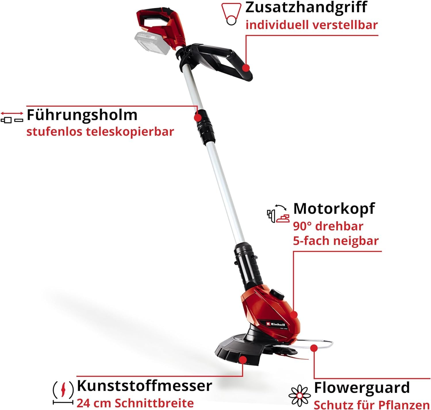 Einhell Power X-Change GE-CT 18 Li Solo Akku-Rasentrimmer 18V 8500U/min Li-Ion