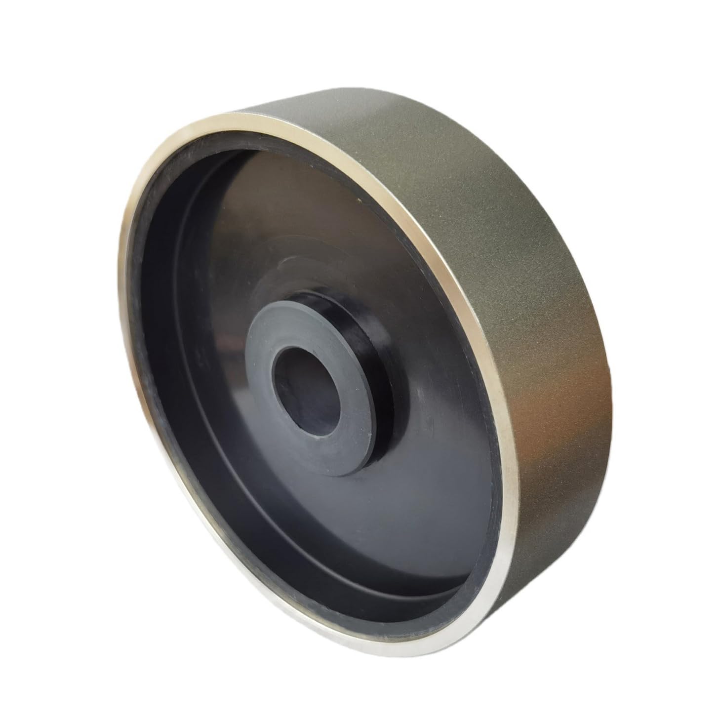 1Pcs 6" Diamond Grinding Polishing Wheel,1" Arbor for 6" Lapidary Cabbing Machine,Gemstone Jade Agate Crystal Glass Polishing Disc (Grit 180)