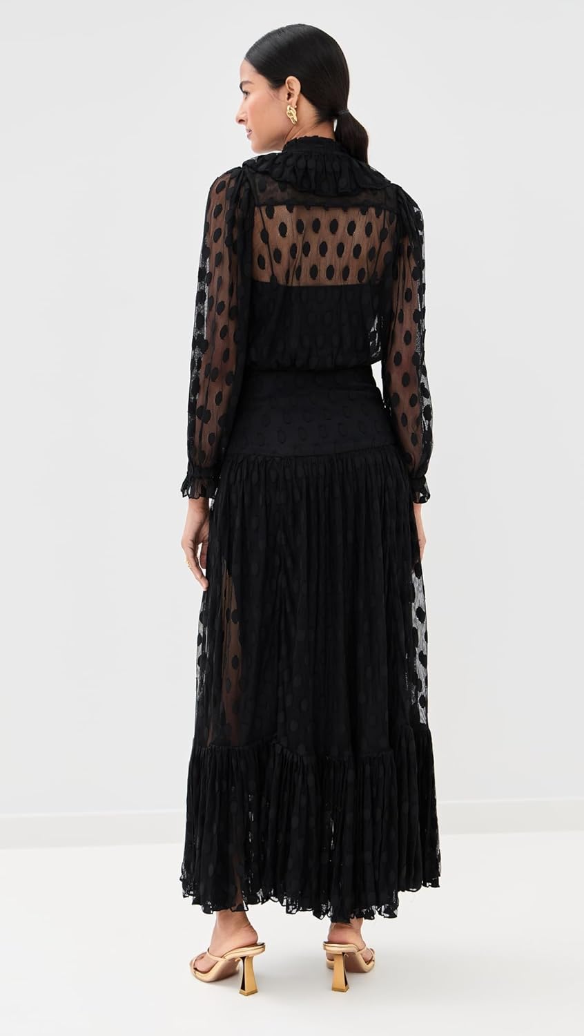 Ulla Johnson Women's Carla Lace Long Sleeve Dress - Image 3