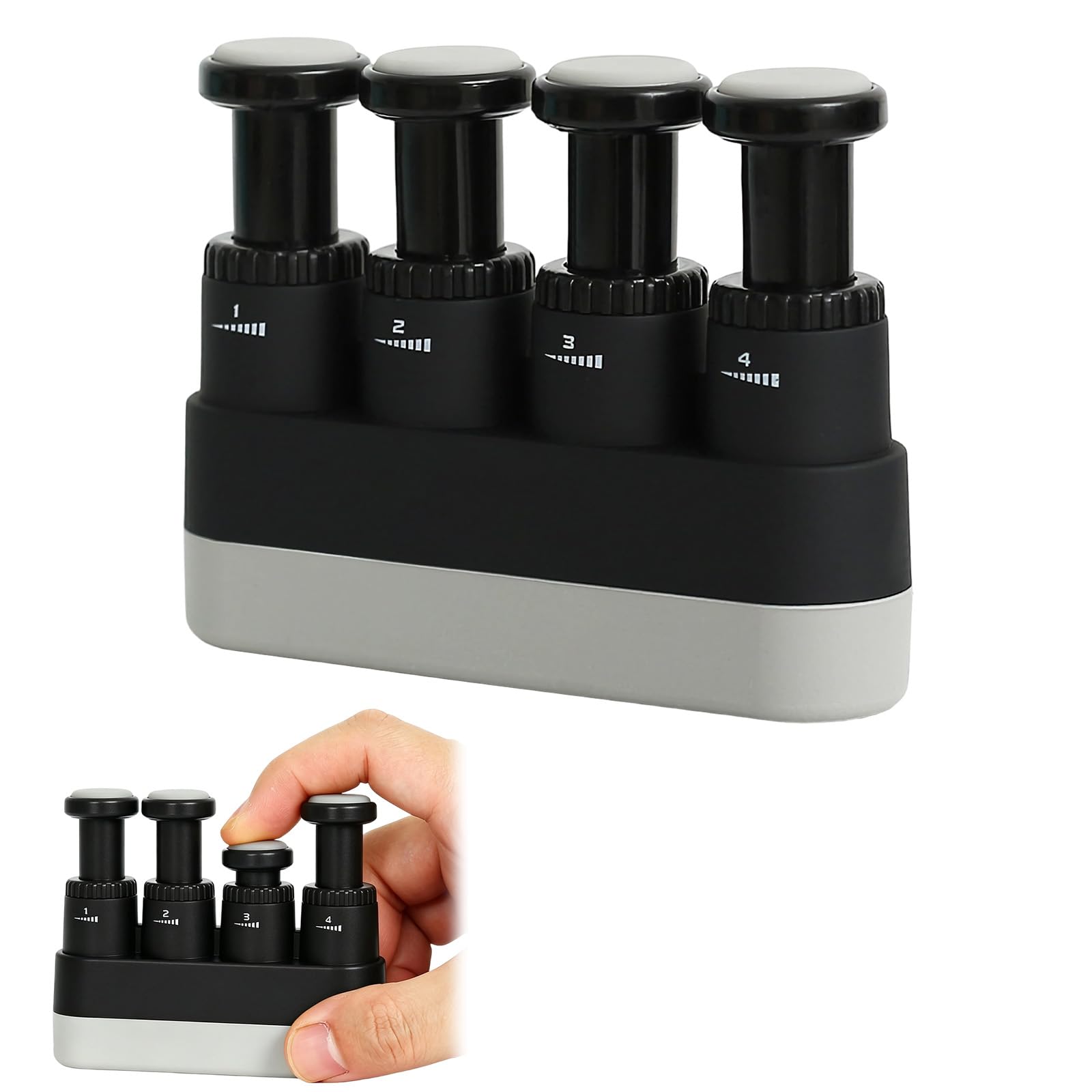 Exerciseur de doigt de guitare, renforcement des doigts réglable pour améliorer la dextérité des doigts, outil d’entraînement de force pour basses, violons et musiciens - Les Beatles, Paul McCartney, John Lennon, RIngo Starr, George Harrison Exerciseur de doigt de guitare, renforcement des doigts réglable pour améliorer la dextérité des doigts, outil d'entraînement de force pour basses, violons et musiciens