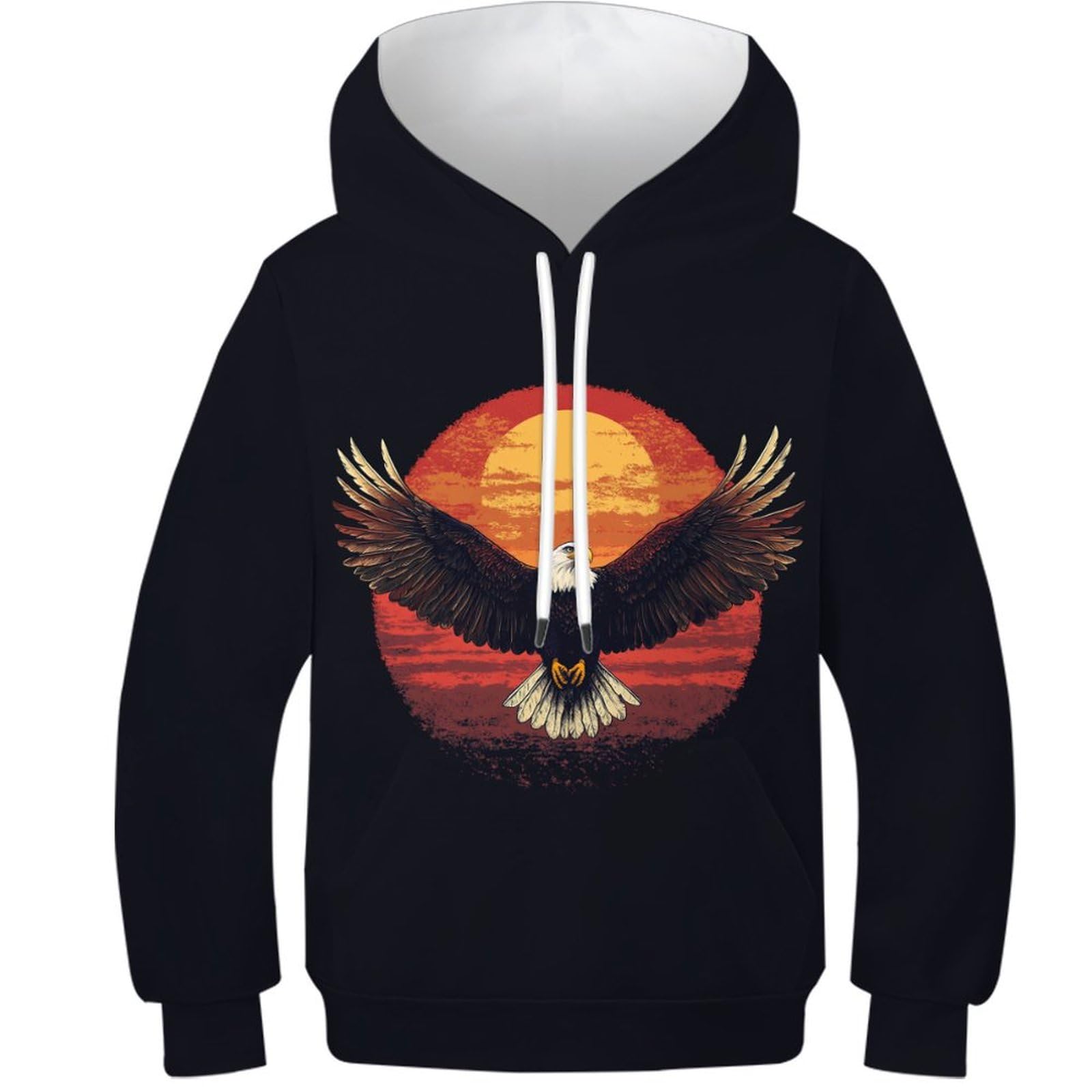 Sweat garçon sweat à capuche graphique pullover 3D pour enfants 6-15 ans - 8