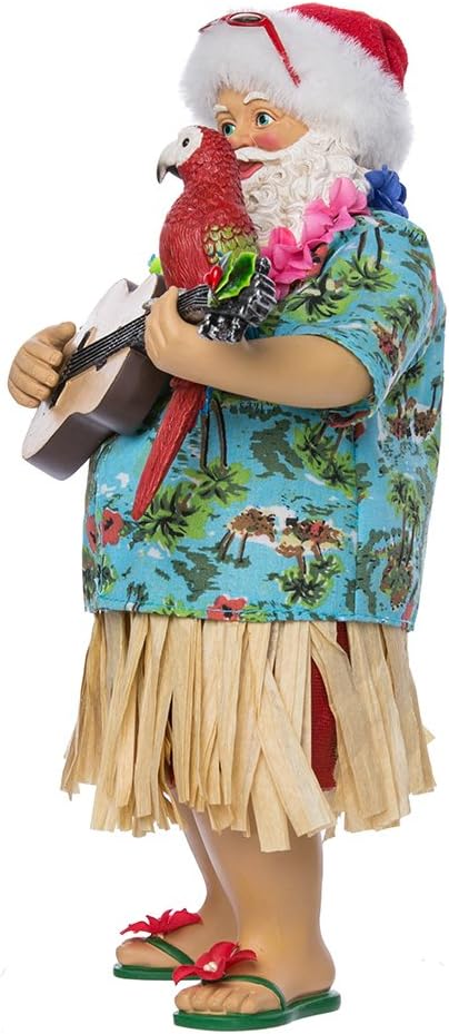 Kurt Adler 11" Fabriche' Beach Santa