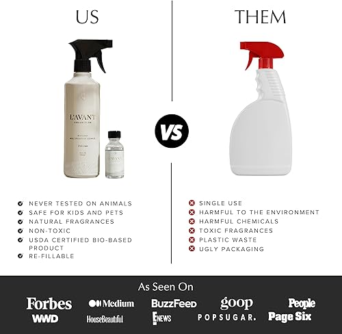 Miniatura 7 de L'AVANT Collective Limpiador de superficies multiusos  Proporciona una potente limpieza para eliminar la grasa y la mugre  Aroma de lino fresco (16