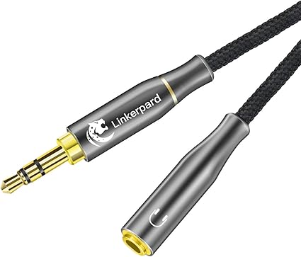 Amazon ステレオオーディオケーブル 延長 オーディオコード 標準3 5mm ステレオミニプラグ 高音質 ヘッドホンケーブル スピーカー Pc スマホ Tv 車等に対応 1m Linkerpard ヘッドホン延長ケーブル