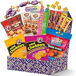 Treats from Home Mini International Exotic Snack Box Variety Pack, 21 Pieces of Premium Foreign Rare Snack Food Gifts, Mystery Box of Snacks, African Snacks for Adults and Kids