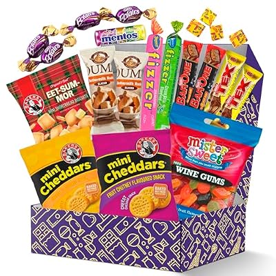 Mini International Snack Box (21pc) and Australian Snack Gift Box Mega 29 Pack Rare Foreign Snacks, Aussie Candy, and Food Gifts for Adults and Kids Curated, Fresh, Gift-Ready Bun
