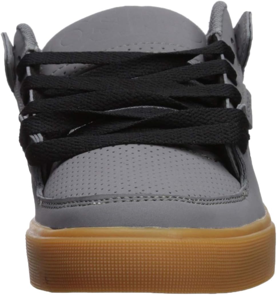 Osiris Men's Protocol Skate Shoe, Charcoal/Black/Gum, 10 M US