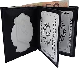 Wallet for Spanish National Police Book Type, Black/White, Classic