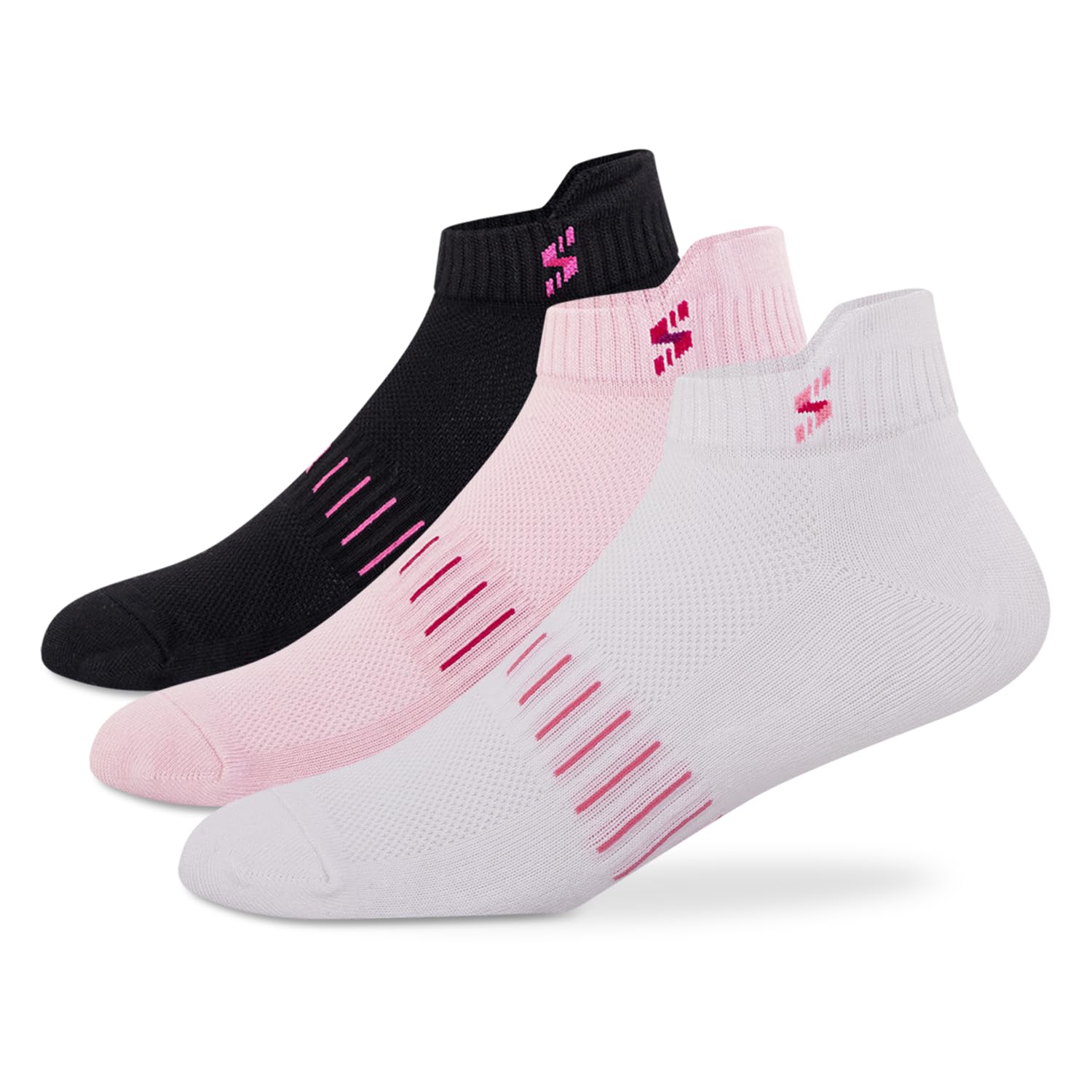 Bamboo Ankle Socks for Women Made of Sustainable & Eco Friendly Material - Athletic Softer than Cotton Socks, Anti Odour - Ideal forSports, Gym & All Day Wear (Pack of 3)