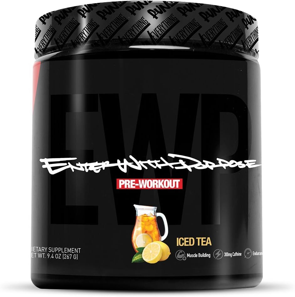 Run Everything Labs | EWP | Enter with Purpose | PRE Workout (30 Servings) (ICED Tea)
