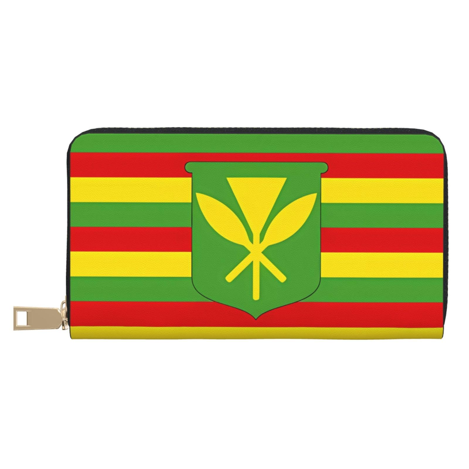 Monedero de mano versátil para móvil y llaves con diseño hawaiano 8