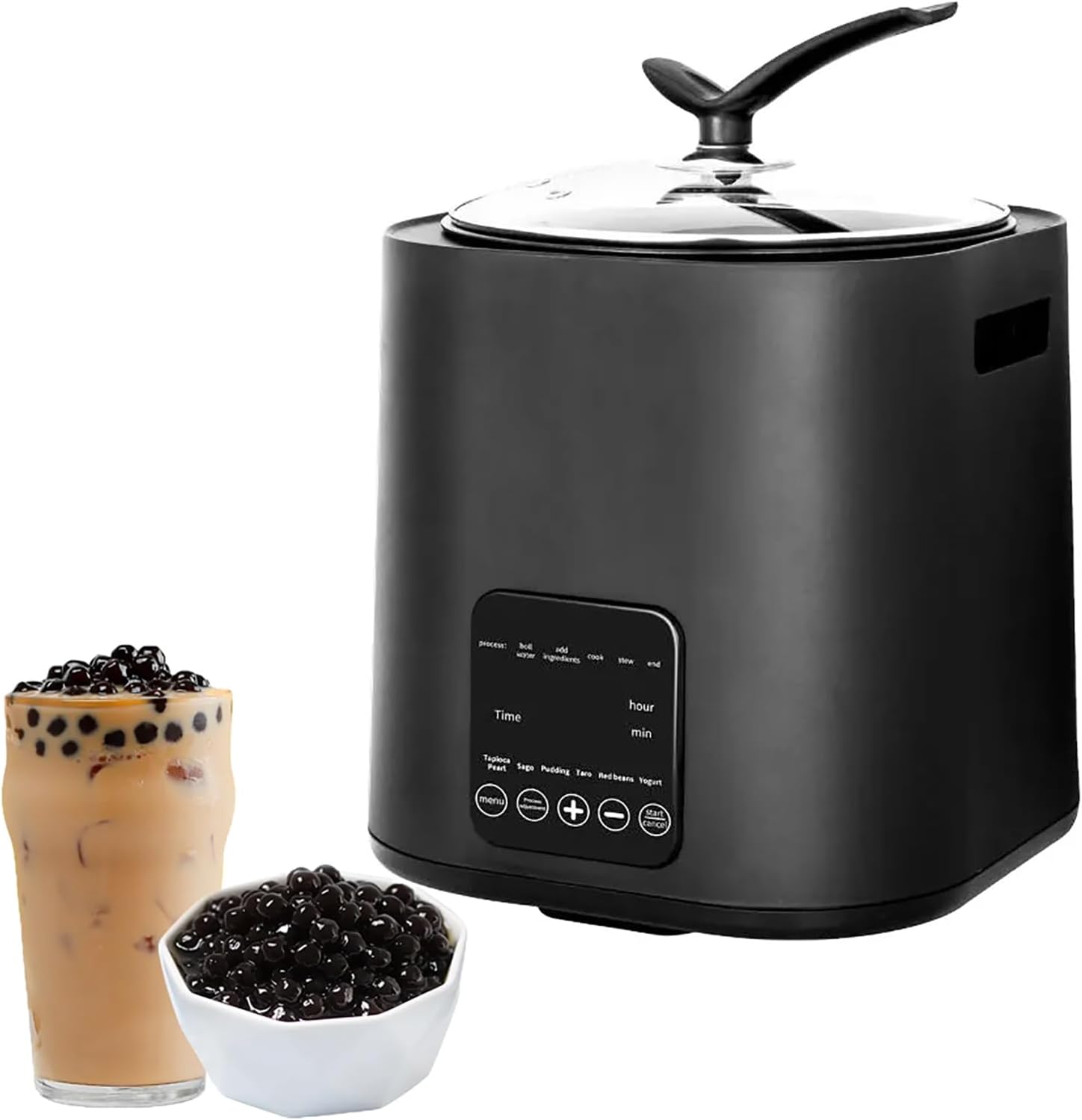 Olla Eléctrica para Perlas de Tapioca 9L, Pantalla Táctil, 1350W