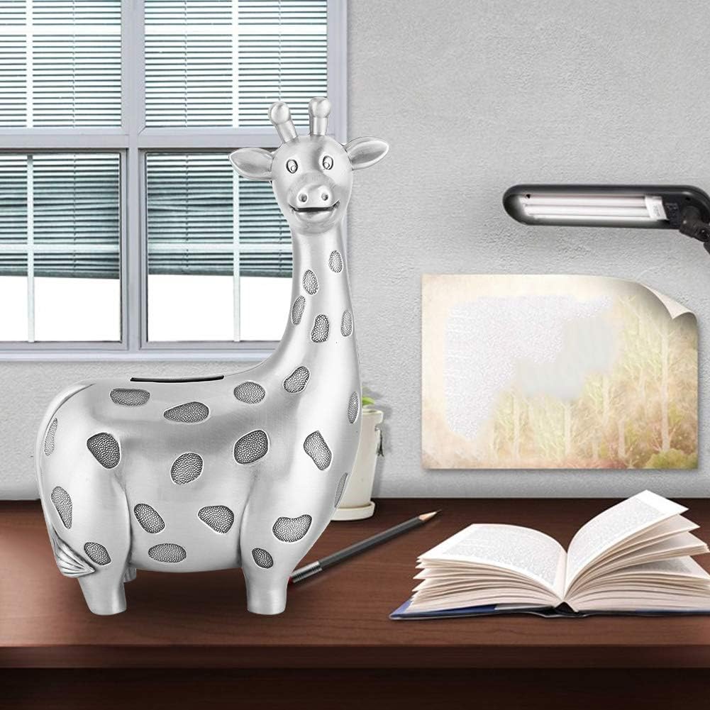 TOPINCN Cute Fawn Piggy Bank Vintage Alloy Animal Saving Pot Home Decor Vintage Alloy Fawn Money Box Animal Saving Pot Piggy Bank for Kids