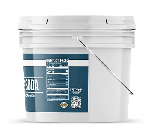 Miniatura 2 de Earthborn Elements Paquete de bicarbonato de sodio, almidón de maíz y leche entera en polvo, 1 galón cada uno, tamaños a granel, limpieza y cocción