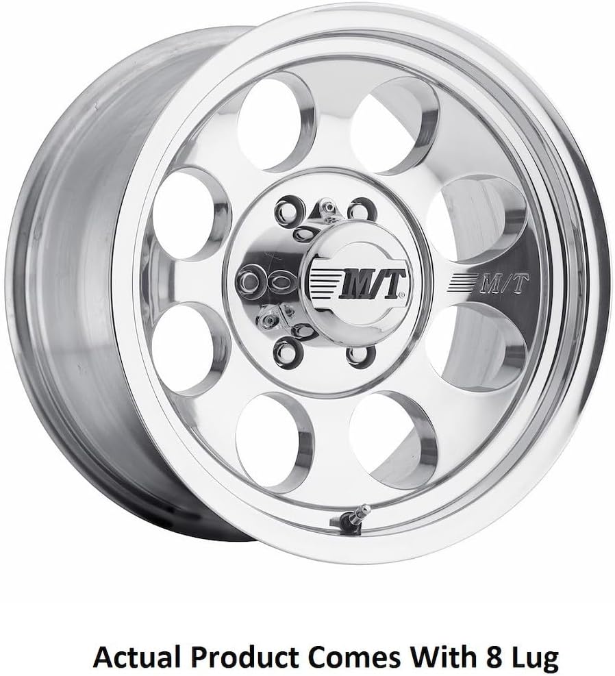 Wheel | Classic III Polished Aluminum | 16x10 8-Lug 8x6.5 | -25mm Offset 4.5in Backspacing | Compatible with 2007-2010 Chevrolet Silverado 2500 HD | 2007-2007 Chevrolet Silverado 2500 HD Classic