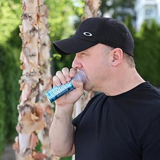 Boost Oxygen Pocket Size Revive Peppermint Aroma 3L Canister | Respiratory Support for Aerobic Recovery, Altitude, Performance & Health (6 Pack)