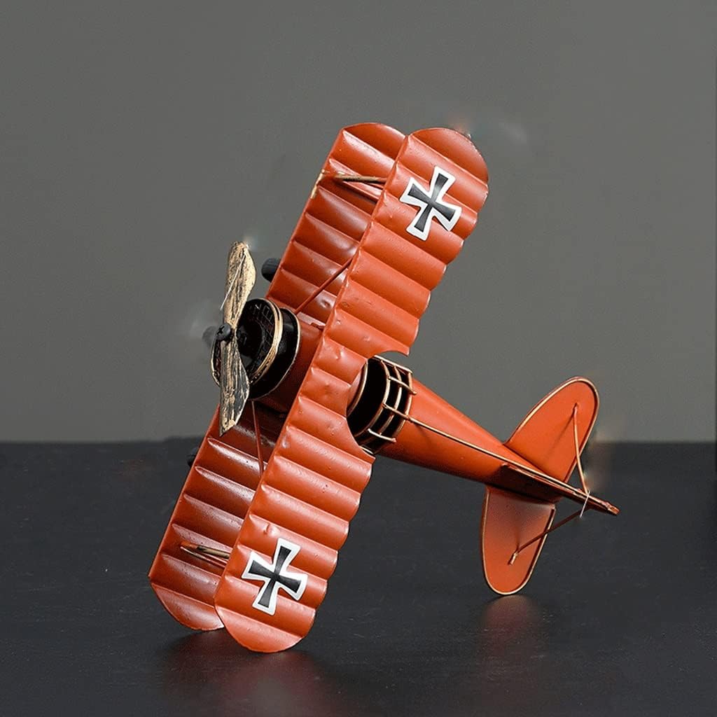 Airplane Model Wrought Iron Ornaments Home Crafts Wine Cabinet Decorations Military Wind Bomber (A One)