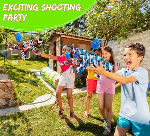 HiFEN® Gel Ball Blaster Toy Electric AKM-47 Gun Soft Bullet 50,000 Ammo with Goggle Outdoor Activities Shooting Team Games Toy Suitable for Teens 14+ and Adults (Assorted) - Image 5