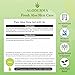 Aloderma 99% Organic Aloe Vera Gel for Face Made within 12 Hours of Harvest - Natural Hydrating Pure Aloe Vera for Soothing Skincare - Moisturizing Aloe Gel for Skin, Face, & Sensitive Skin, 4.02 oz