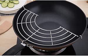 Amazon.com: 2Pcs Stainless-Steel Semi-circular Oil Drain Rack, Oil ...