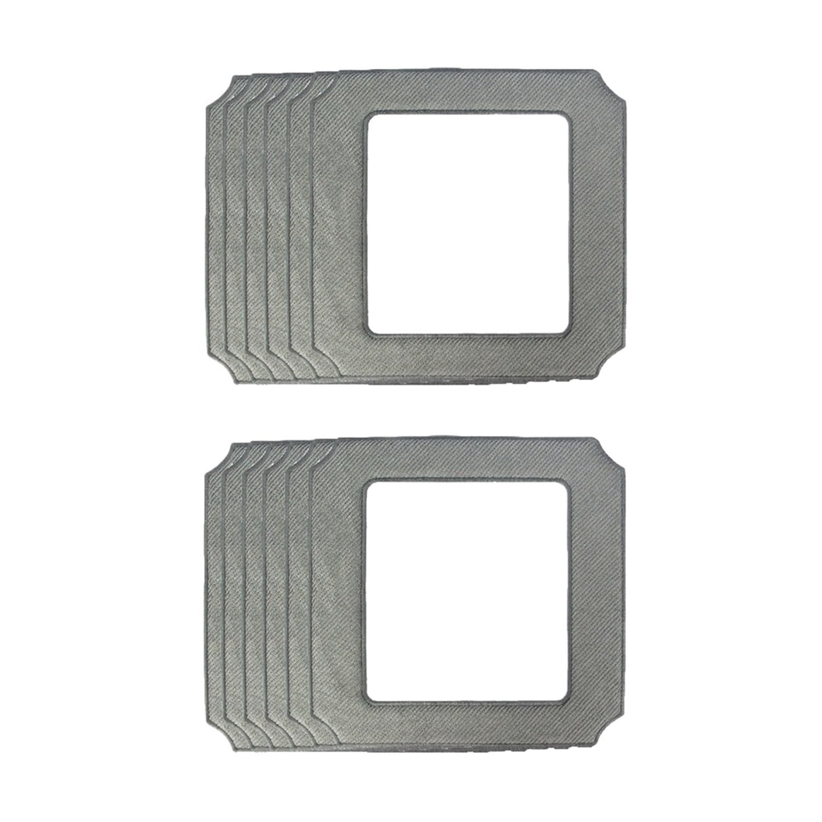 24x24cm Fensterreiniger-Roboter-Mikrofaser-Wischtuch, Kompatibel for Windobot, S6 Ultra, Waschbare Glas-Ersatzlappen