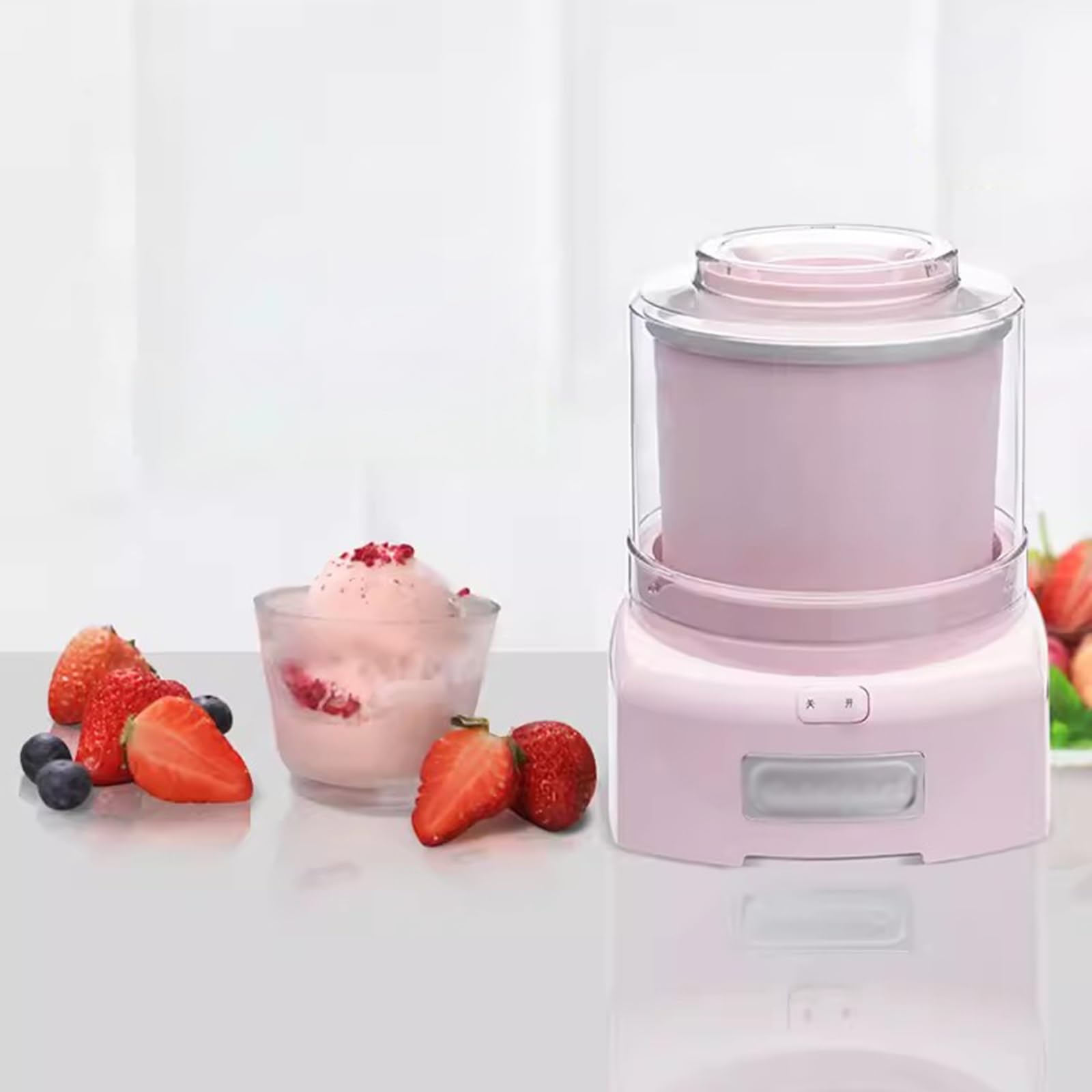Machines à glace Machine à glace domestique, petite mini machine au yaourt maison