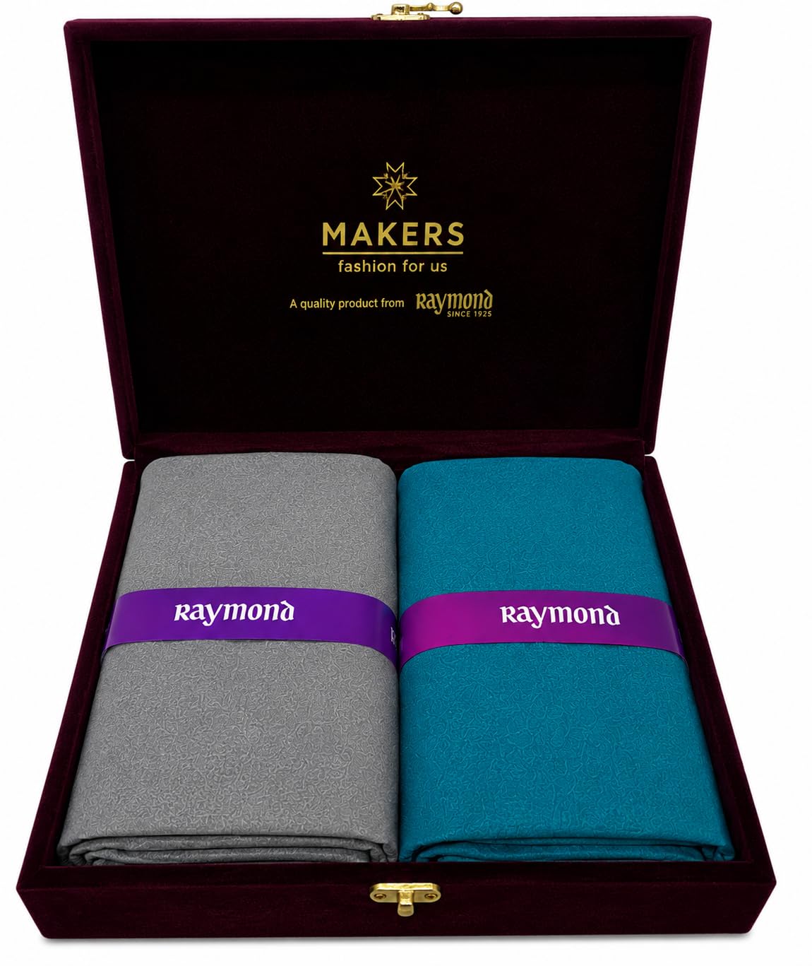 raymond fabrics Raymond Premium Unstitched Shirt and Trouser Fabric Combo for Men | Formal Dress Material Set with Velvet Gift Case | Tailoring Fabric for Custom Fit | Special Occasion Wear-picture-15