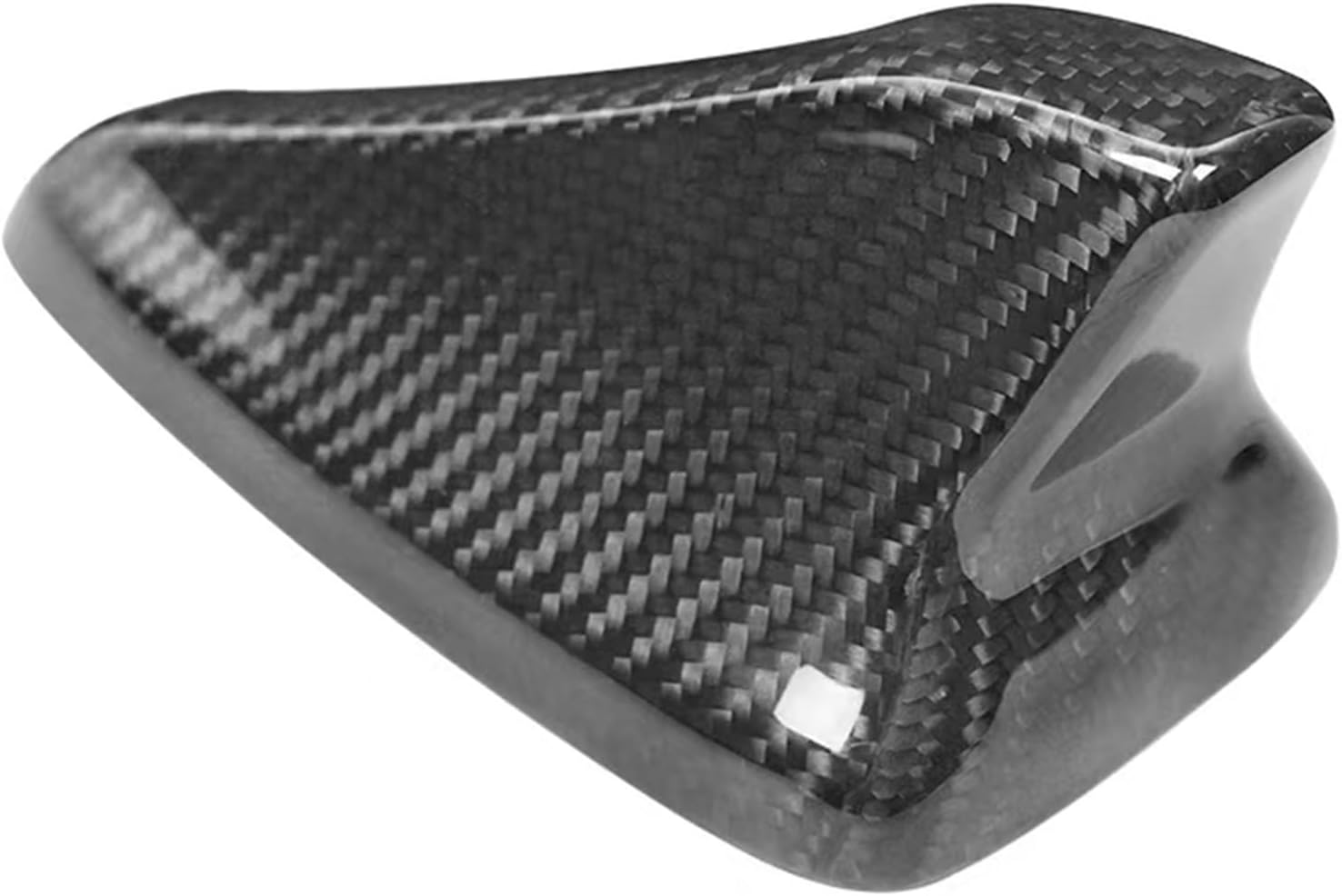 Carbon Fiber Exterior Roof Shark Fin Cover Trim Compatible with Hyundai Veloster JS 2019 2020 2021 2022