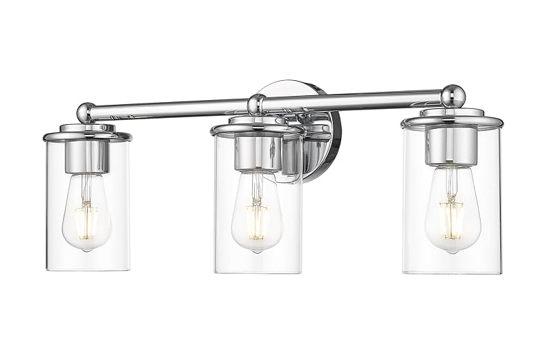 Z-Lite 742-3V-CH Thayer Vanity, 3-Light 180 Total Watts, Chrome