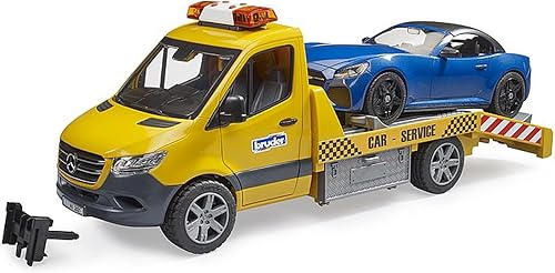 Miniatura 2 de Bruder 02675 MB Sprinter Transporter, módulo de luz + sonido y BRUDER Roadster