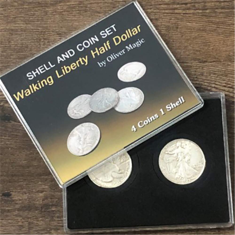Amazon.com: Enjoyer Walking Liberty Half Dollar Shell and Coin Set