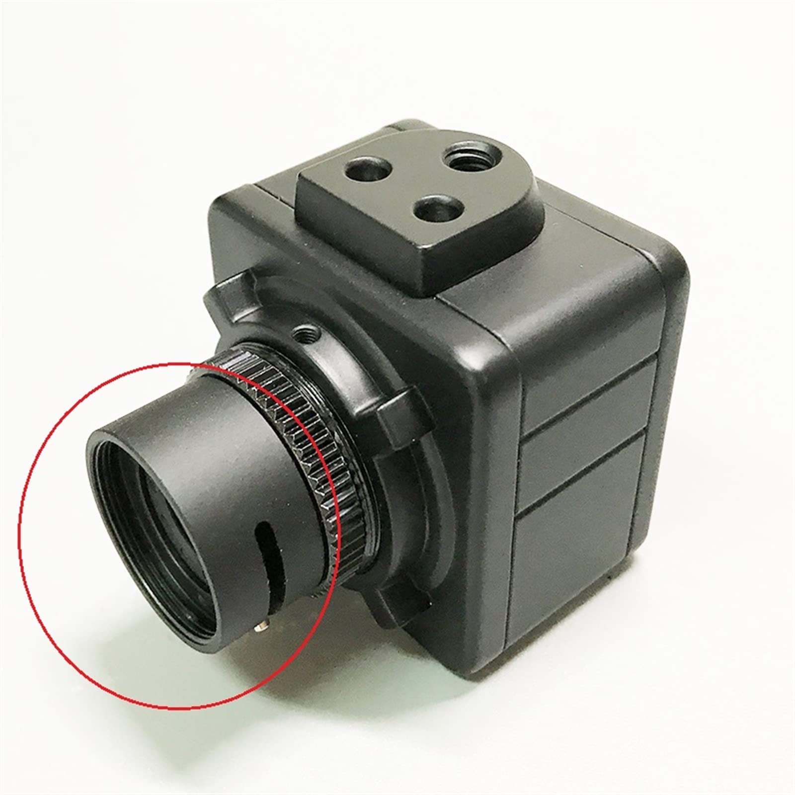 Adapter C-mount Przysłona irysowa Kondensator apertury Wewnętrzna zewnętrzna mocowanie C Wzmacniający Zoom Instrument optyczny Mikroskop fotografia