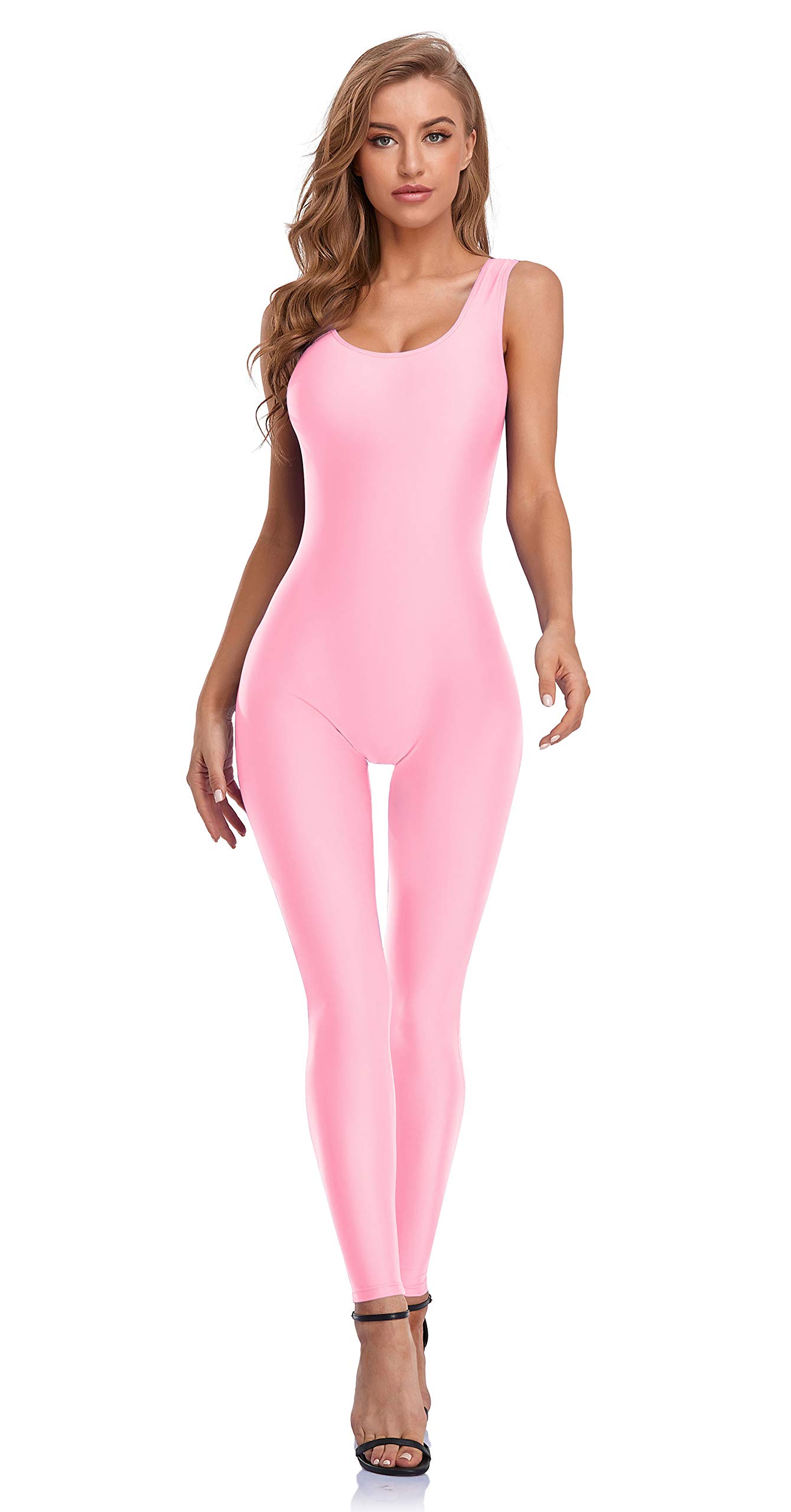 Black Romper Litthing Women Yoga Jumpsuit Zip Up Unitard Short